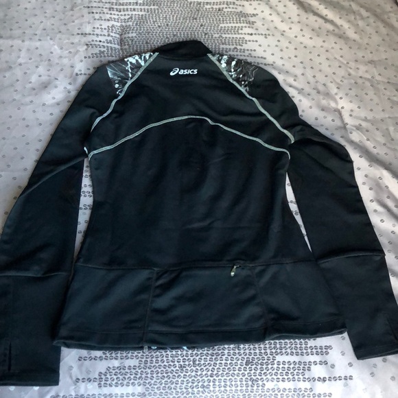 ASICS Lite-Show Black/White Sequin Print Jacket - Picture 8 of 8